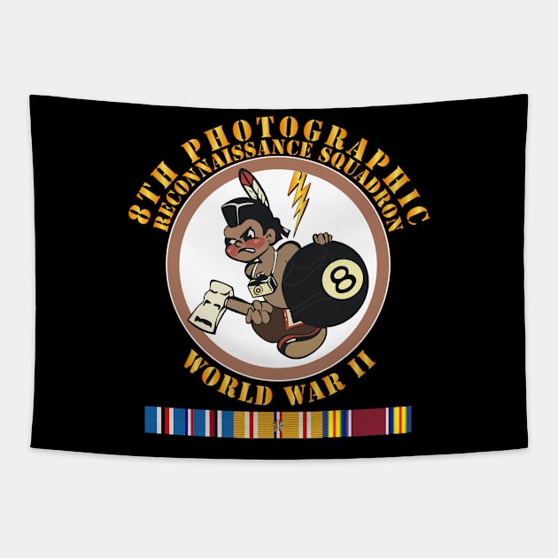 8th Photographic Reconnaissance Squadron - WWII w PAC SVC Tapestry by twix123844