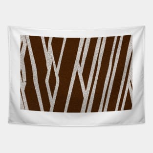 Zebra skin texture pattern Tapestry