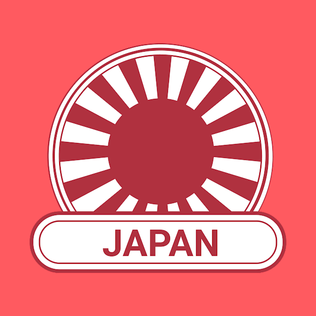 Japan Navy Badge - Japan Flag by Yesteeyear