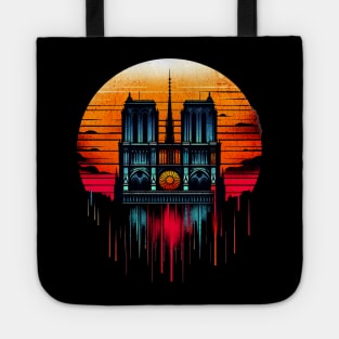 Notre Dame Paris Circle Design Tote