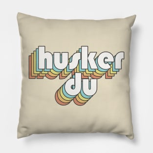 Retro Husker Du Pillow