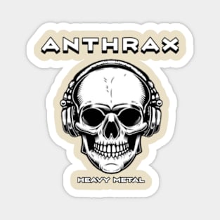 Retro Anthrax Magnet