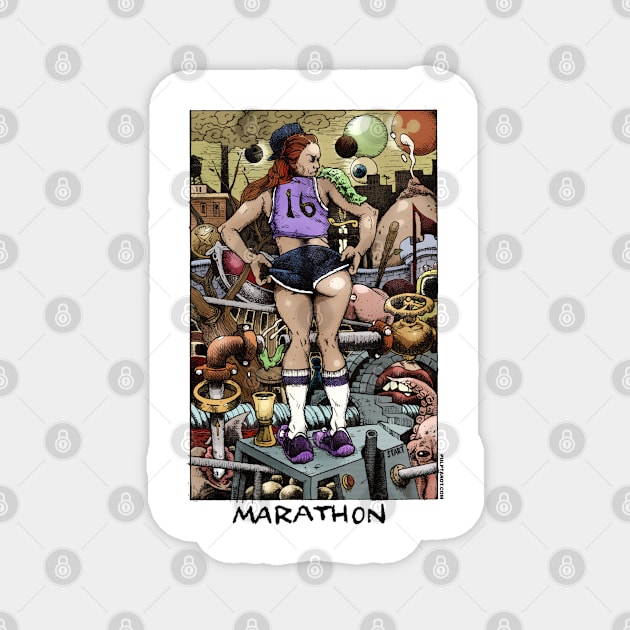 Marathon Magnet by Froobius