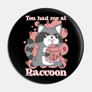 You had me at raccoon Pin