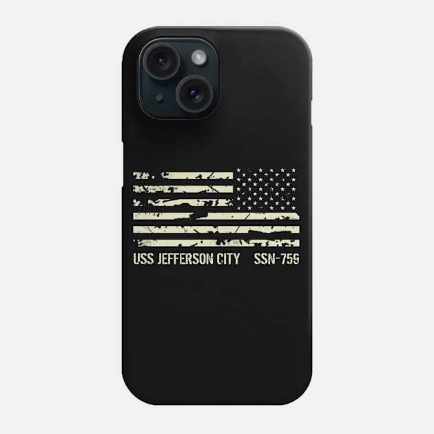 USS Jefferson City Phone Case by Jared S Davies