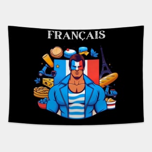 Francais: Mystery Man Tapestry