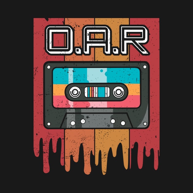 Proud To O.A.R Be Personalized Name Styles 70s 80s by MakeMeBlush