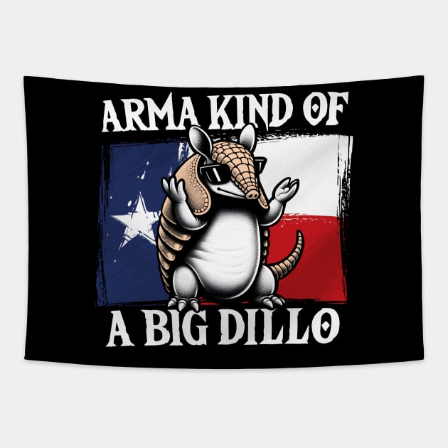 Arma Kind of a Big Dillo Armadillo Tapestry by DetourShirts