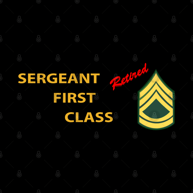 Sergeant First Class - Retired Italic by twix123844