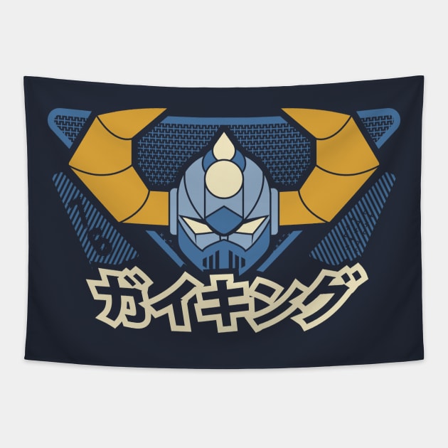 LvlOne Anime Robo - GaiKing Tapestry by soujohn