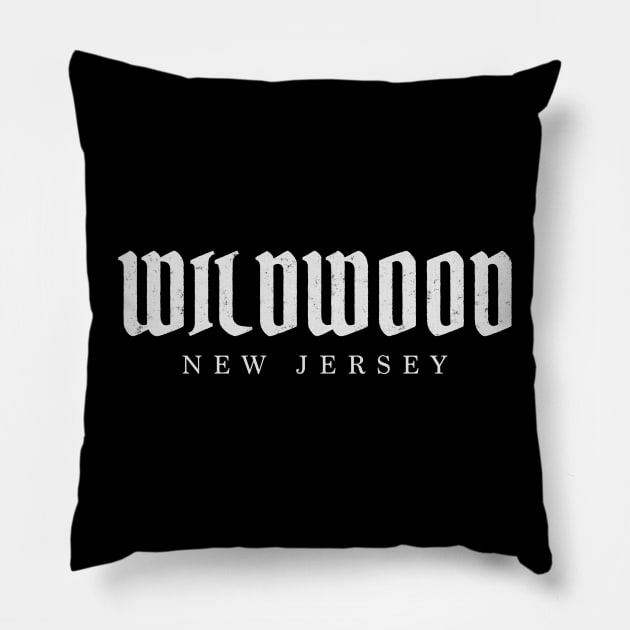 Wildwood, New Jersey Pillow by pxdg