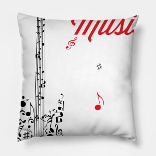 Feel the Music Pillow