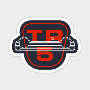 Triumph TR5 classic 1960s British car grille and emblem Magnet