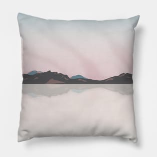 Sunset on the Salt Flats, Utah Pillow
