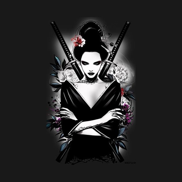 Geishas and Bushido, Eastern Culture Graphic T-shirt 25 by ToddT