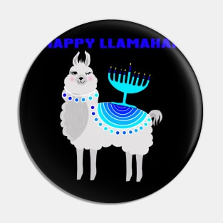 happy llamakah or Chanukah Pin