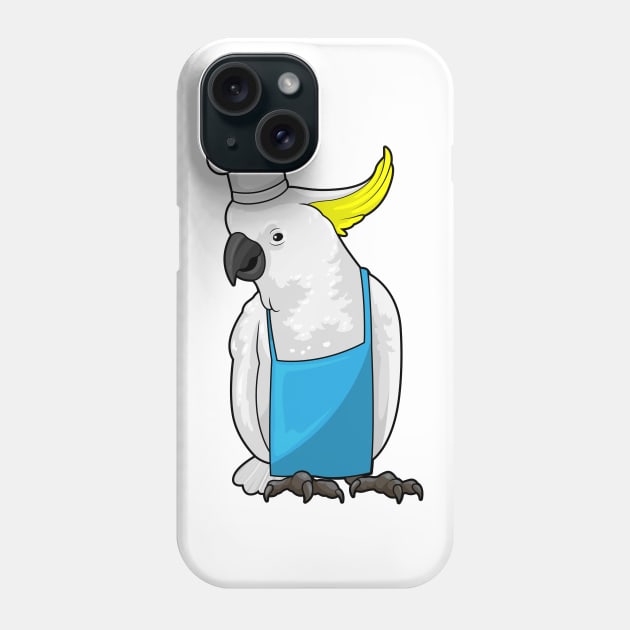 Parrot as Chef with Cooking hat Phone Case by Markus Schnabel