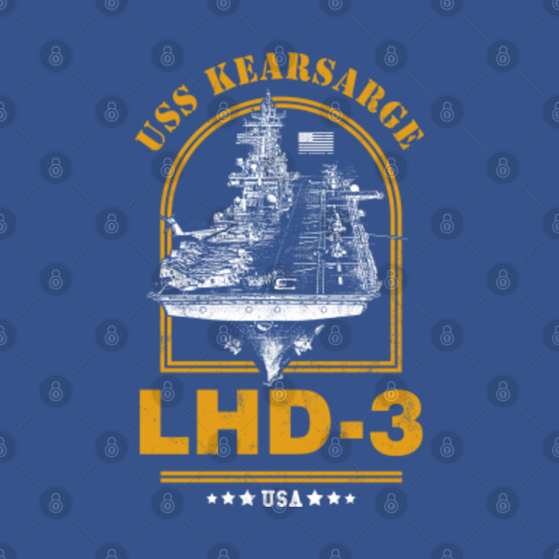 Discover LHD-3 USS Kearsarge - Us Navy - T-Shirt