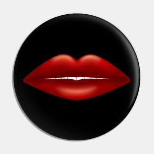 Red Lips Pin