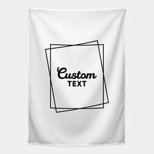 Custom Text Tapestry