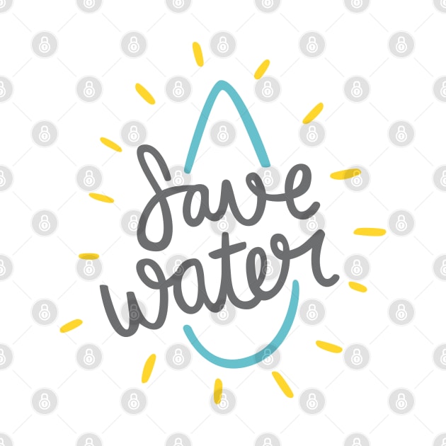 Save Water Raise Eco Awareness by TheMoodyDecor