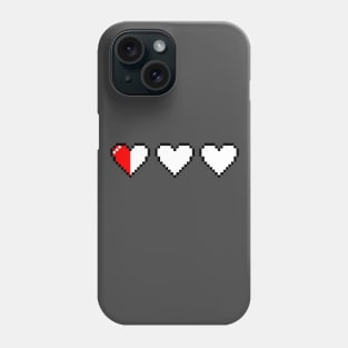 Last Half of 3 Pixel Hearts Phone Case