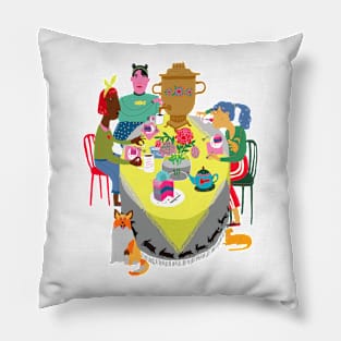 Tea Party Pillow