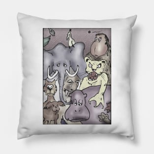 Funny animals Pillow
