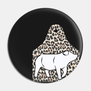 Cheetah Ear Tag - Pig - NOT FOR RESALE WITHOUT PERMISSION Pin