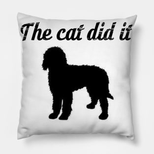 The cat did it Pillow
