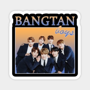 BTS - retro vintage 90s style Magnet