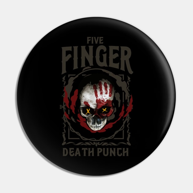 five finger death punch Pin by Collage Collective Berlin