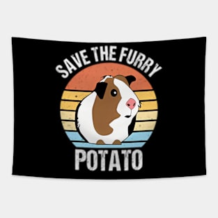 Save The Furry Potato Guinea Pig Tapestry