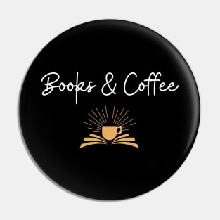 Books & coffee lover Pin