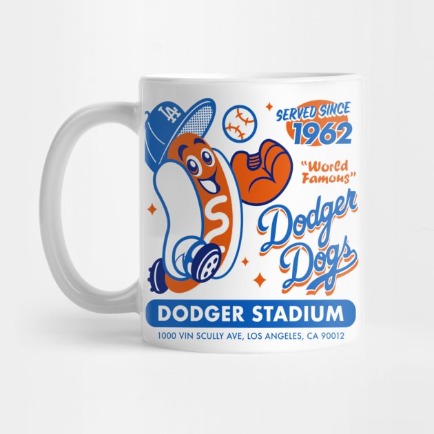 Served since 1962 world famous dodger dogs dodger stadium shirt