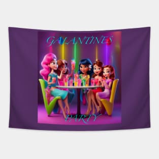 Galentines party gals Tapestry