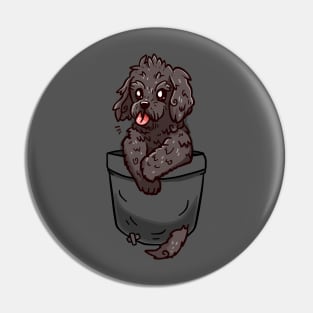 Pocket Cockapoo Puppy Pin