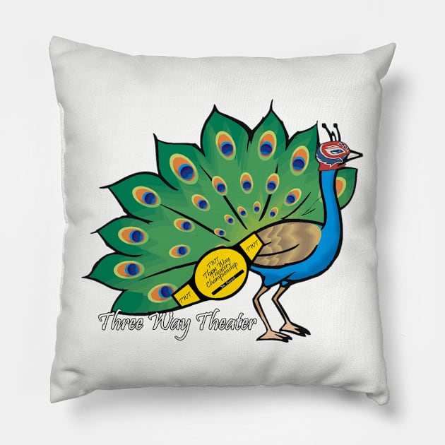 Three Way Theater Mr. Peacock Shirt Pillow by NCW