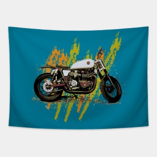 Cafe racer motorbike club Tapestry