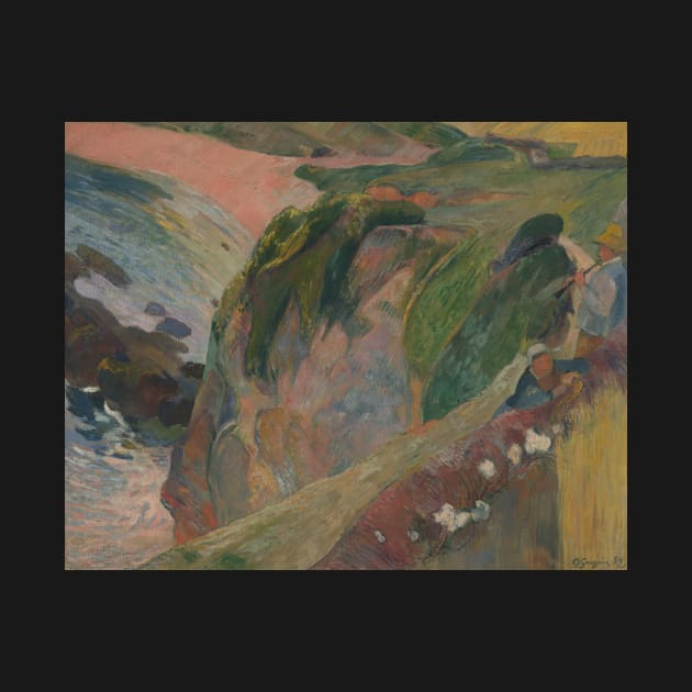 The Flageolet Player on the Cliff by Paul Gauguin by Classic Art Stall