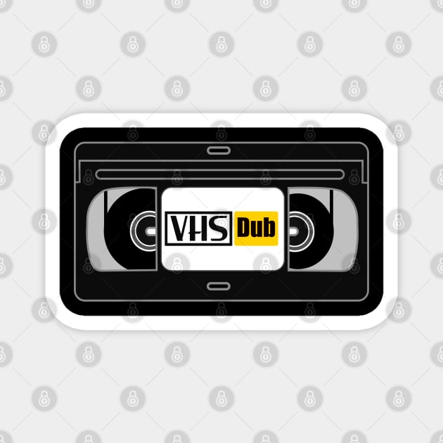 VHS Dub Tape Magnet by GodsBurden