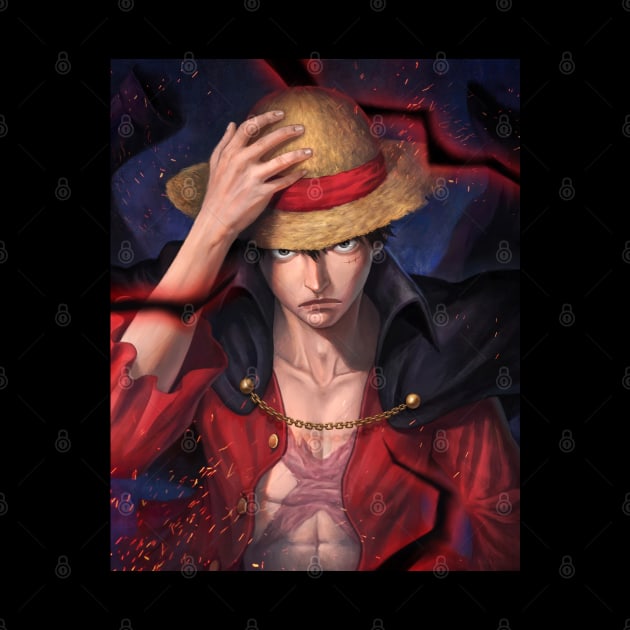 Straw Hat Pirate. Monkey D Luffy by derylarrazaq