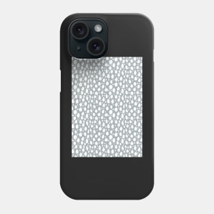 Grey and White Spot Dalmatian Pattern Phone Case