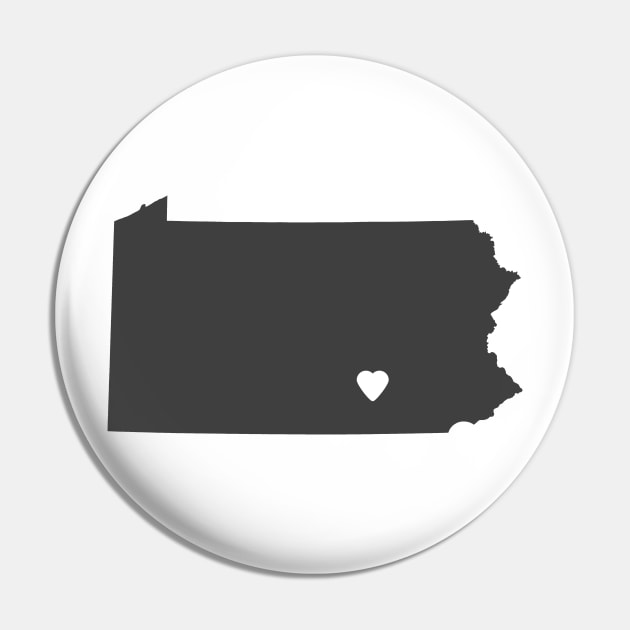 Pennsylvania Love Pin by juniperandspruce