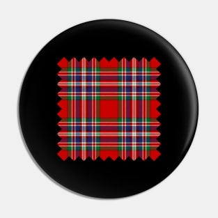 Clan MacFarlane Red Tartan Pin