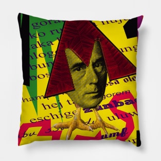 Hugo Ball - The Father of Dadaism Pillow