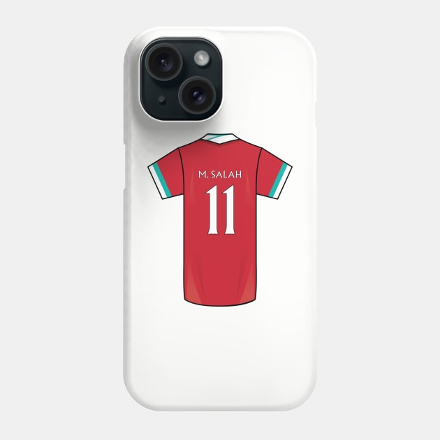 Mo Salah Jersey Phone Case by WalkDesigns