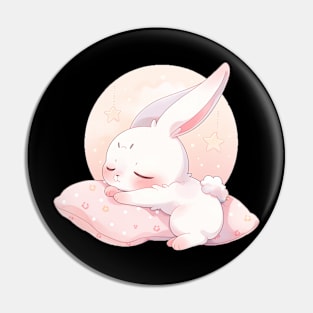 sleeping bunny Pin