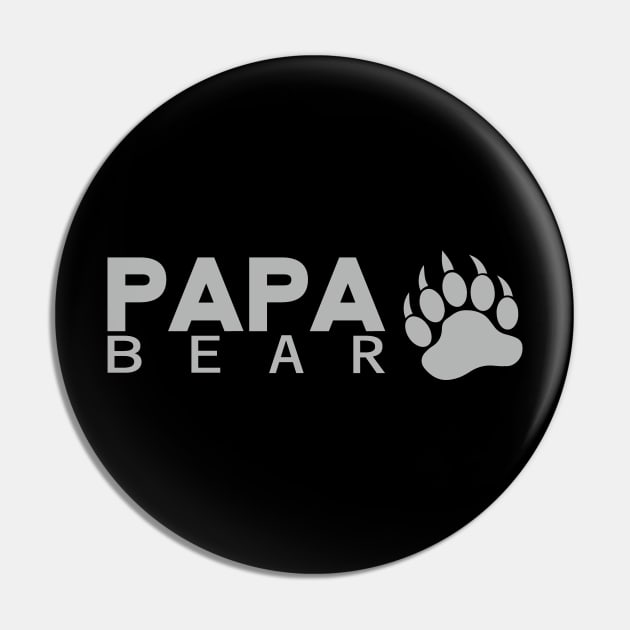 PAPA BEAR Pin by Litho