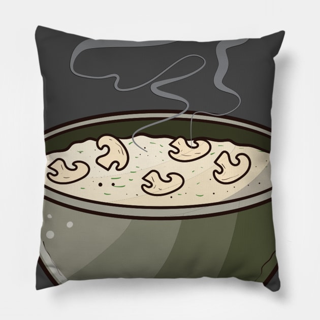 Mushroom Soup Pillow by CatsAreAmazing1